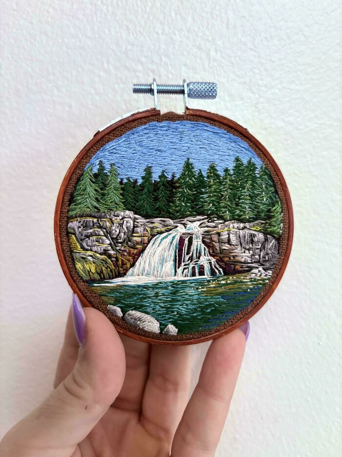 Tiny 3" Landscape That Packs a Punch
