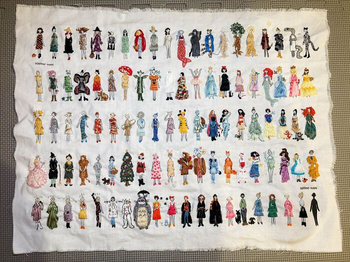 Finally Completed My 100 Ladies Project