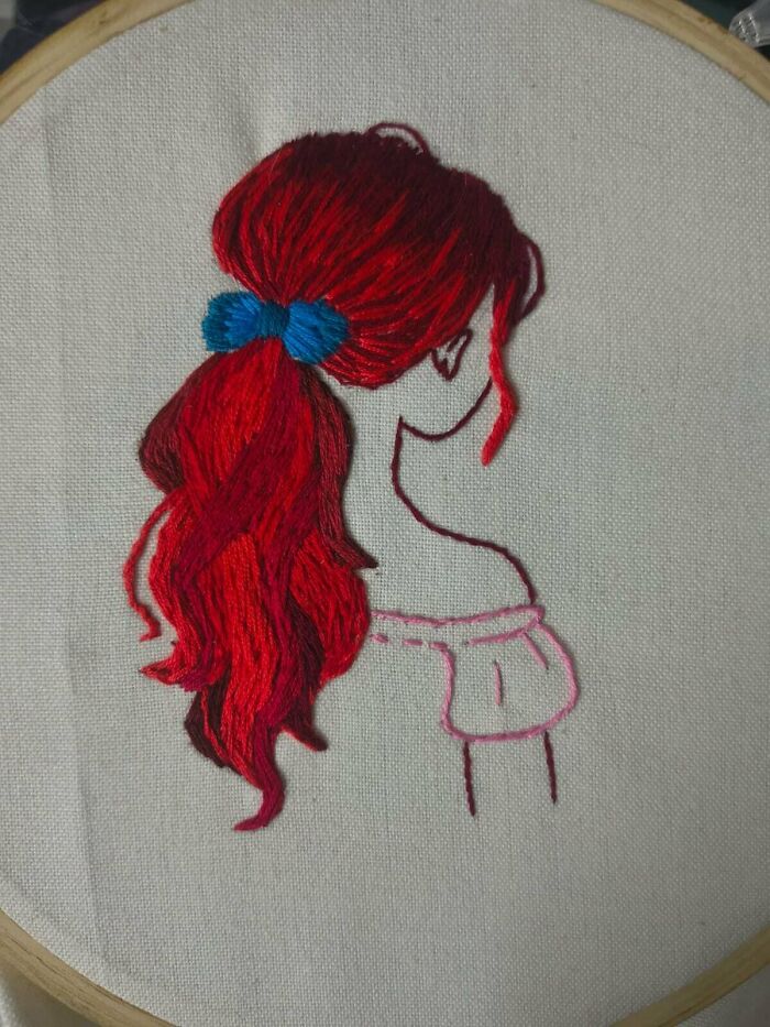 My First Thread Painting—What Do You Think?