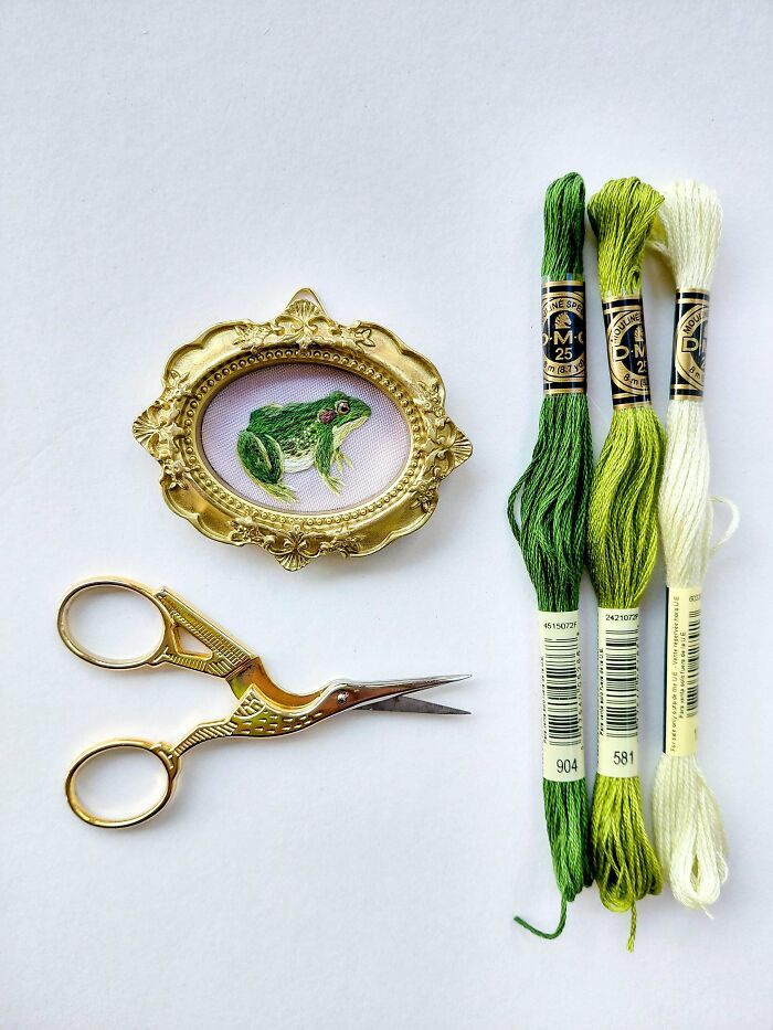 Tiny Frog, Big Stitch Power