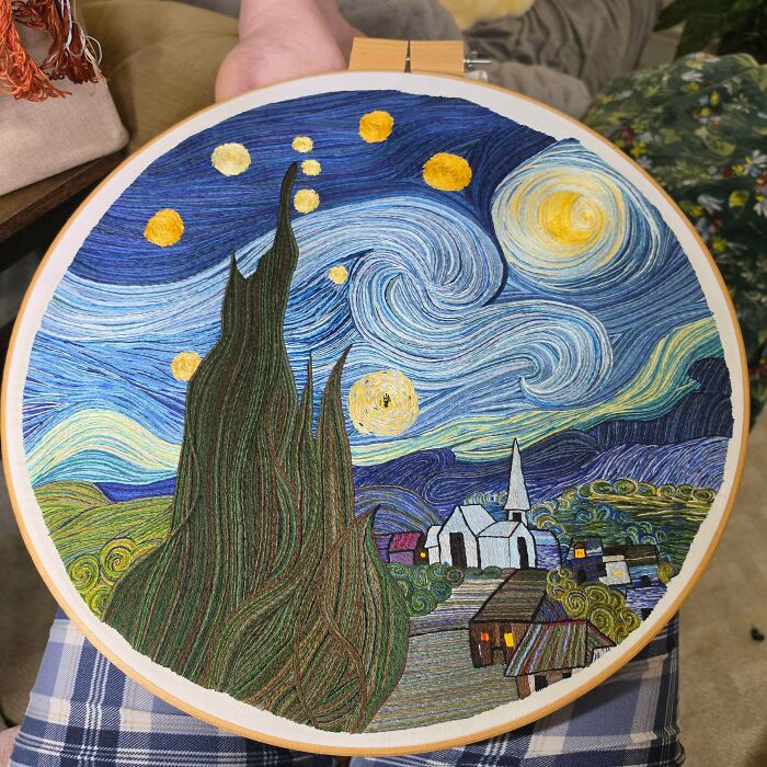 I Did It! Embroidery Complete