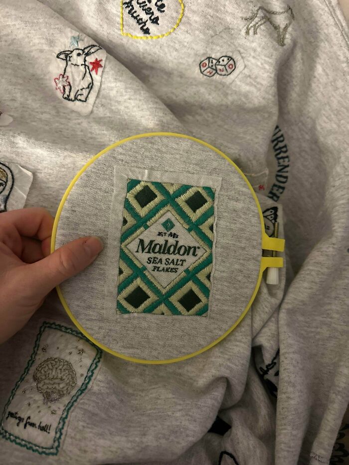 Broke My Hip, Teaching Myself Embroidery