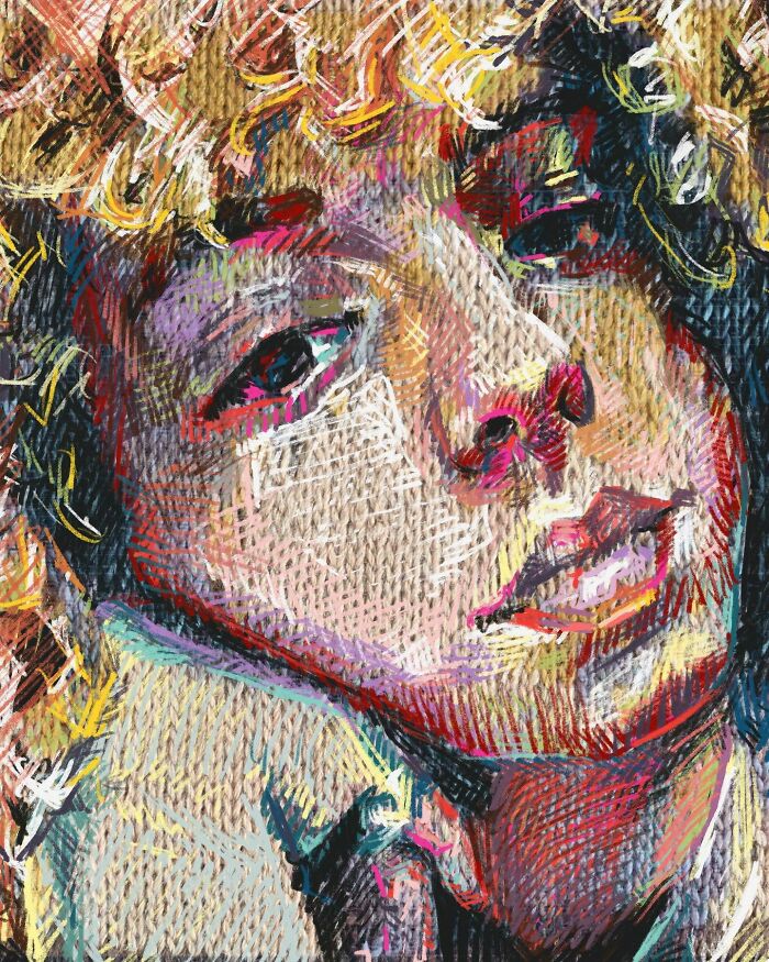 Wait, They Actually Turned Knitting Machines Into Portrait Art?!