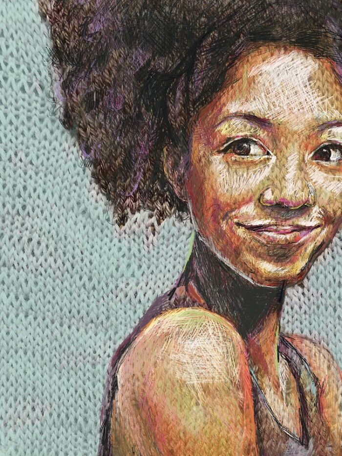 Wait, They Actually Turned Knitting Machines Into Portrait Art?!