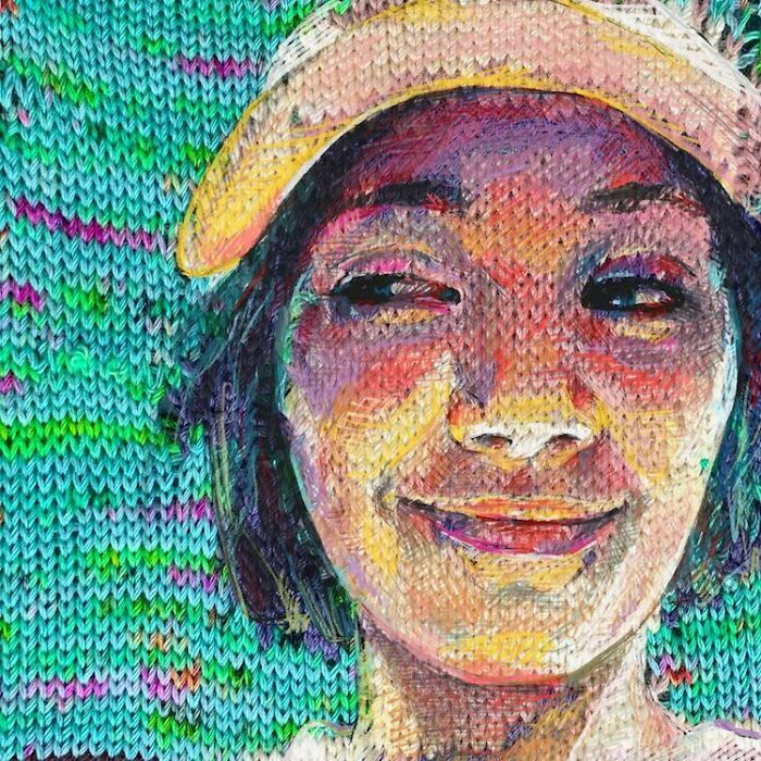 Wait, They Actually Turned Knitting Machines Into Portrait Art?!