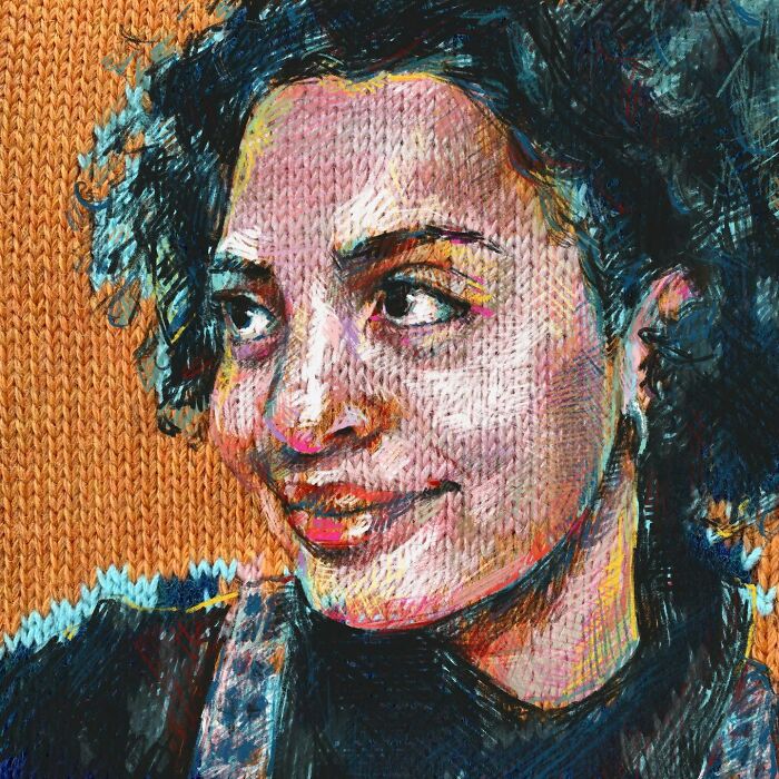 Wait, They Actually Turned Knitting Machines Into Portrait Art?!