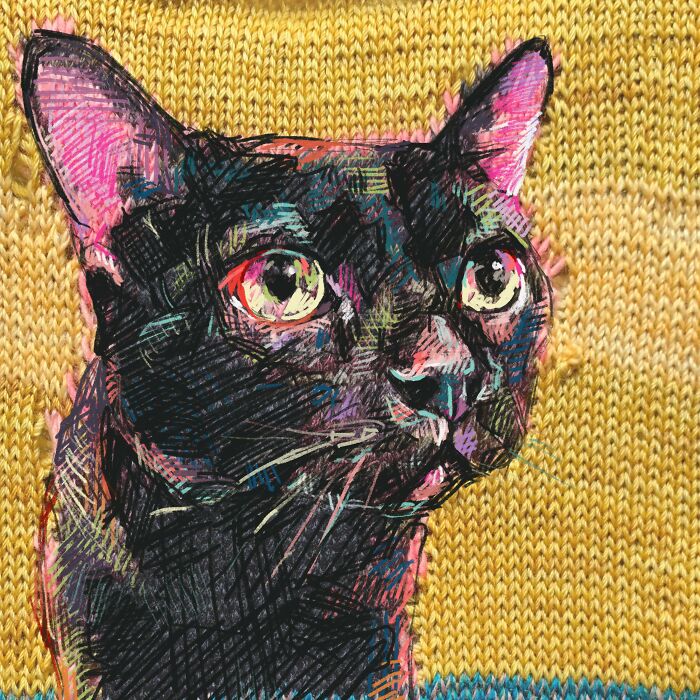 Wait, They Actually Turned Knitting Machines Into Portrait Art?!