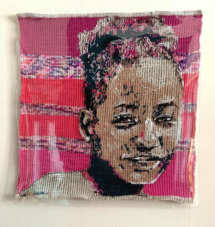 Wait, They Actually Turned Knitting Machines Into Portrait Art?!