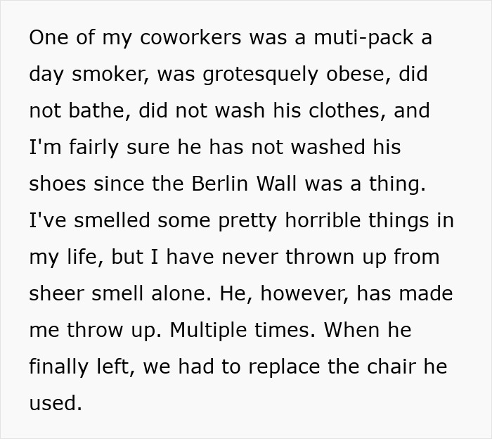 Coworker's 'Special' Smoking Spot