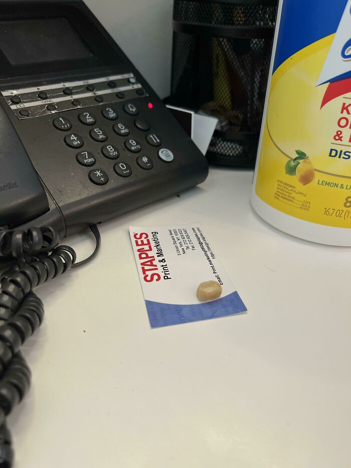 Coworker Leaves Tooth on Desk Again – Why?!