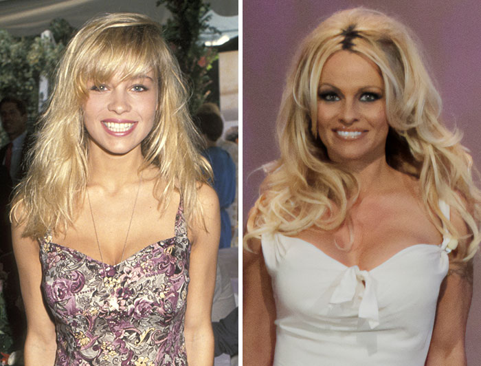 Pamela Anderson’s Busty Back-and-Forth