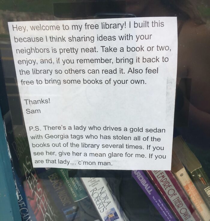 The Little Library Note That Took A Wild Turn