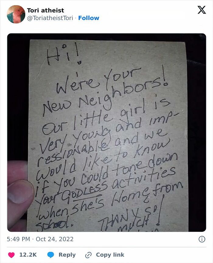 No More Backyard Goats? Neighbor’s Note Says Yup