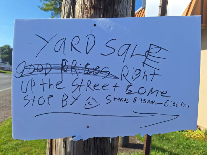 Someone Didn’t Buy The 'Good Prices' Part