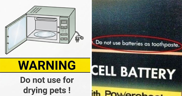 Wait, They Actually Put These Warning Labels on Stuff?!