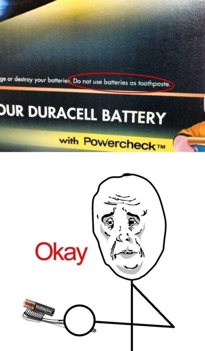 Wait, They Actually Put These Warning Labels on Stuff?!