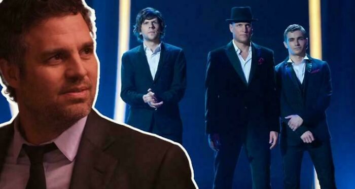 In Now You See Me (2013), Woody Harrelson Says "I Didn’t See That Coming" Even Though It’s Totally Confusing