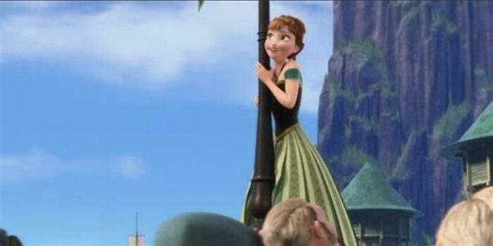 In Frozen (2013), Anna’s Excited About ‘Real People’ In The Castle—Guess The Working Class Ain’t Real To Her