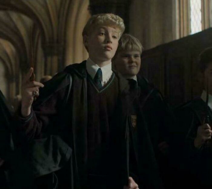 Draco Malfoy In The 90s Has A 2020s Gen Z Broccoli Haircut. Trendsetter?