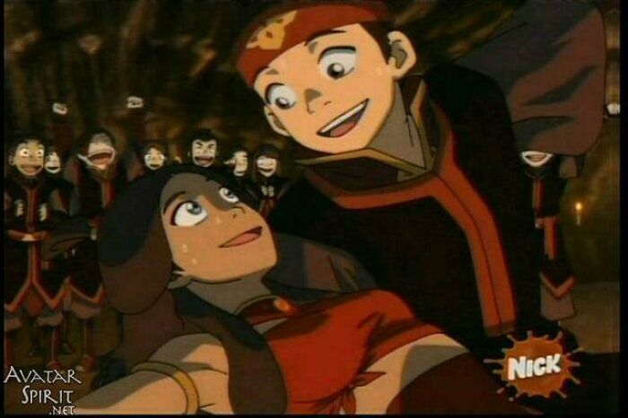 In Avatar: The Last Airbender S3E2, A Kid Has A Steamy Dance With His Mom Then Drops Out Of School. Awkward!