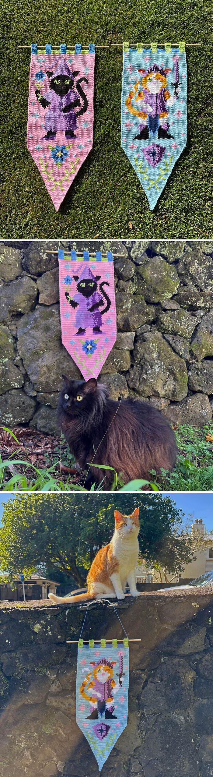 Meet The Royal Cats In Crochet Form