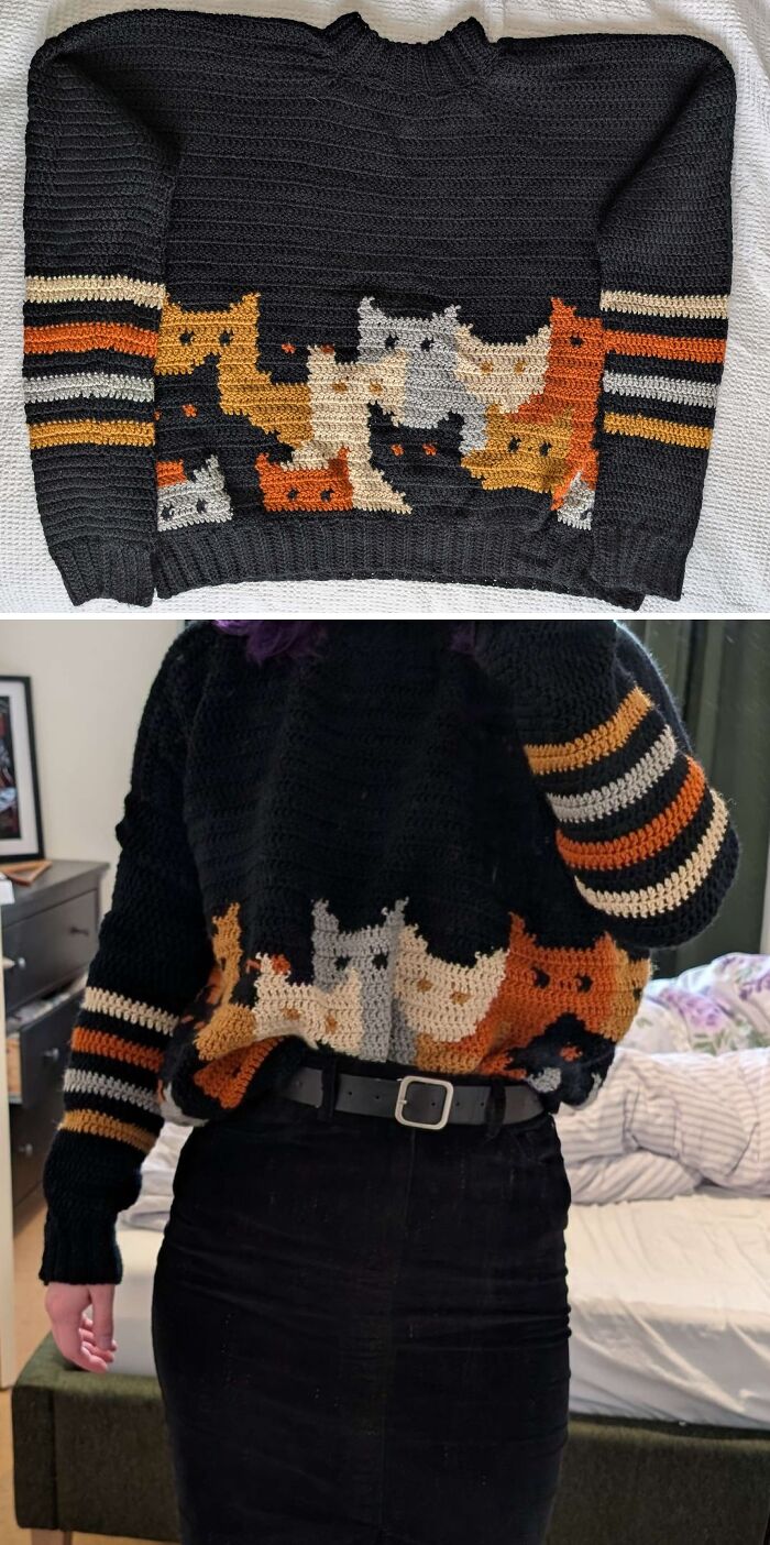 Crochet Afghan Jumper FTW!