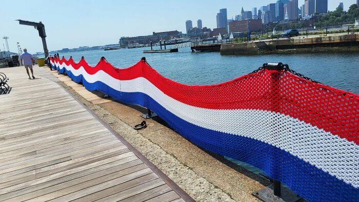 Spotted This Crochet Coolness In Boston