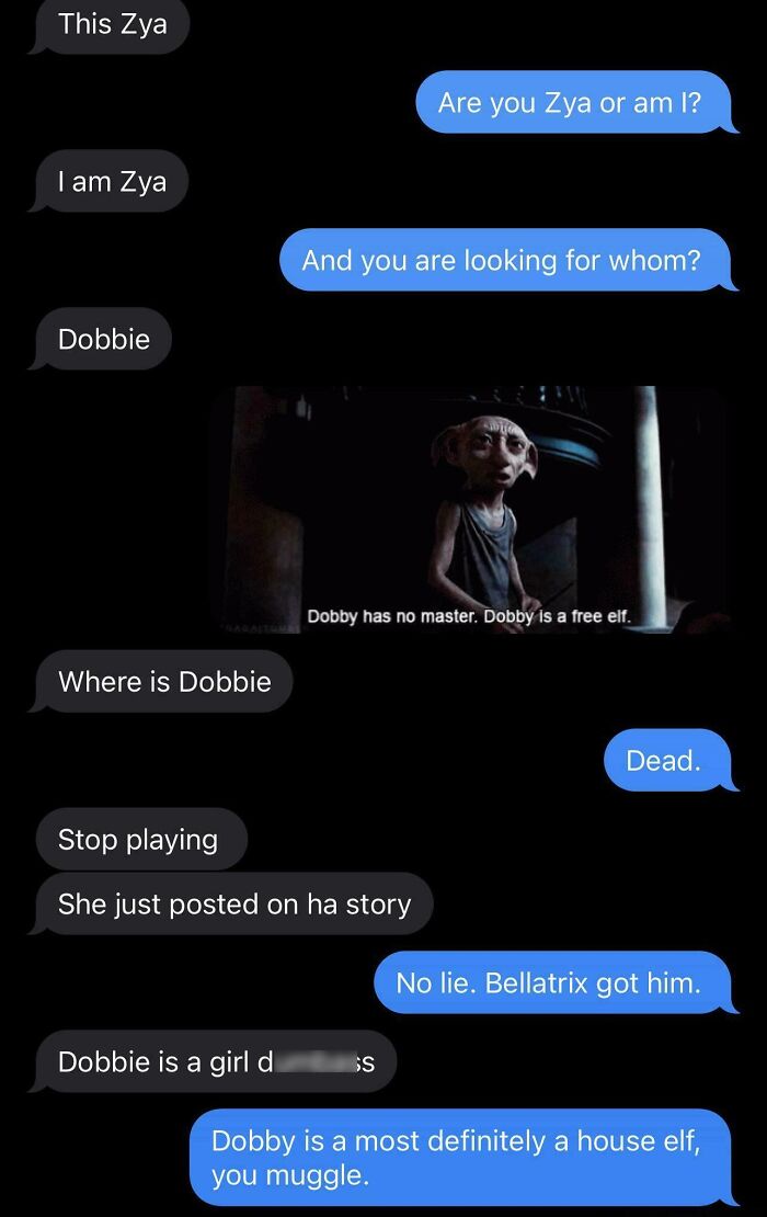 Dobby’s Free, and So Am I