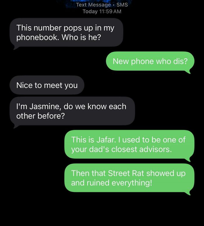 Got a Text From Agrabah Today—Genie Who?