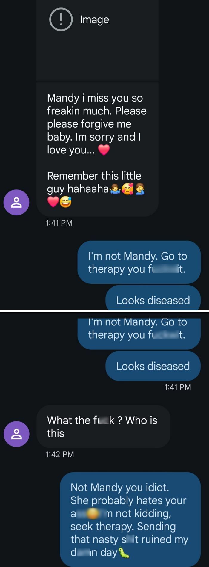 Surprise, Mandy! Remember This Little Guy?