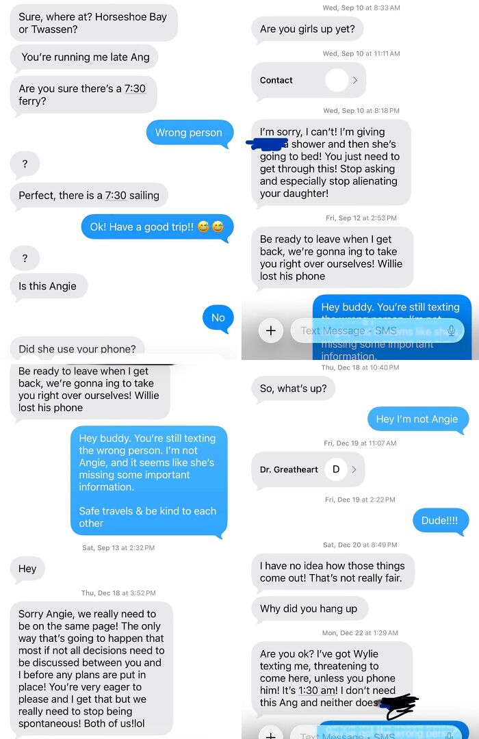 Not Angie, Nope!