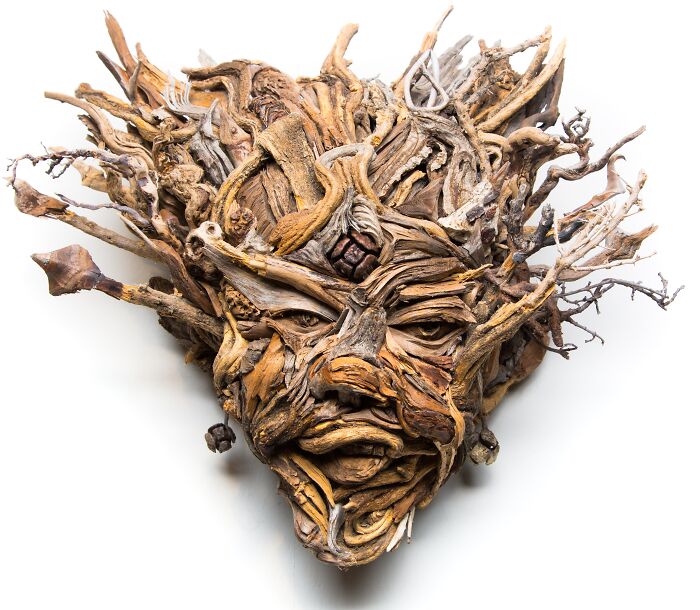 27 Wild Wood Sculptures That Look Like Faces Just Popped Out of Nature!