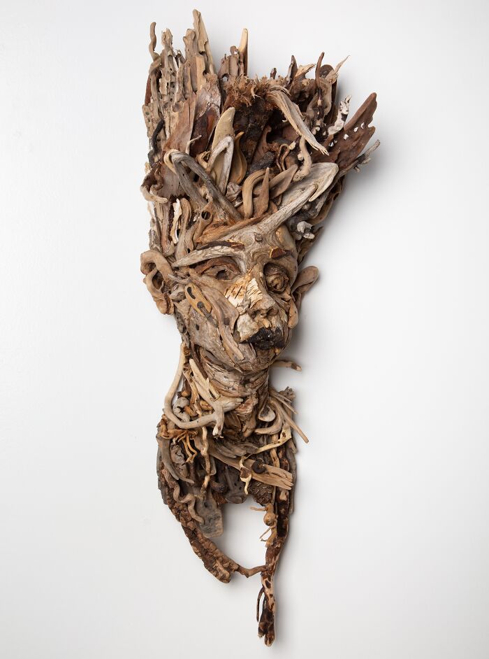 27 Wild Wood Sculptures That Look Like Faces Just Popped Out of Nature!