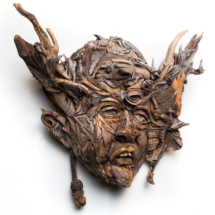 27 Wild Wood Sculptures That Look Like Faces Just Popped Out of Nature!