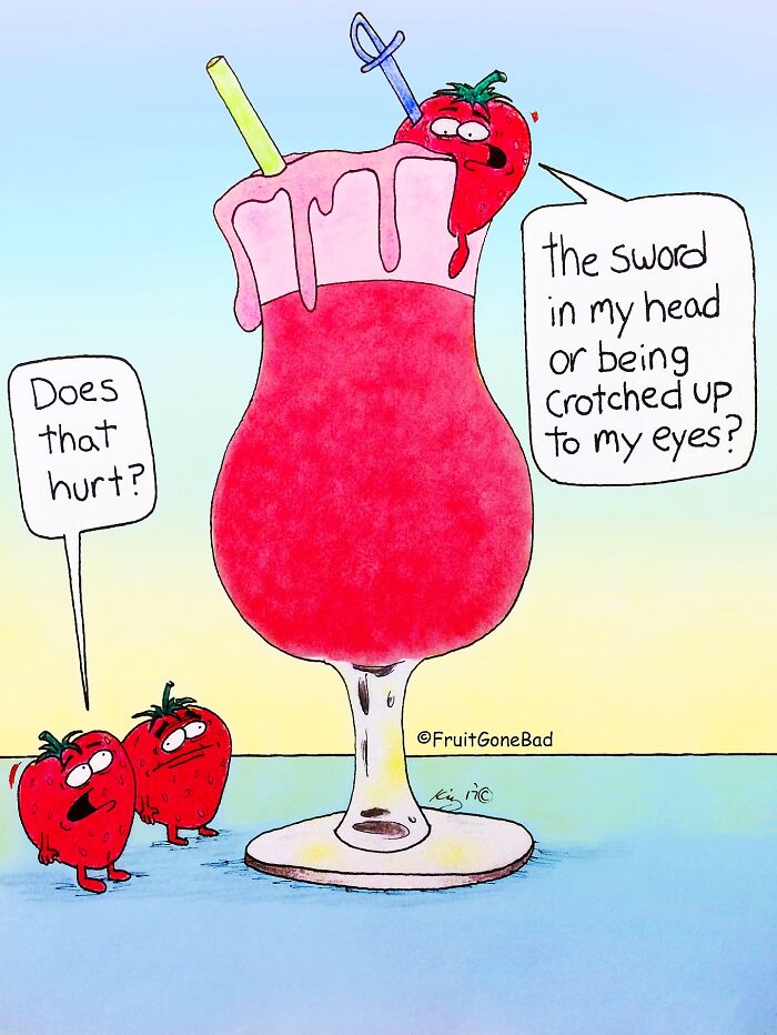 40 Fruit Comics That Are So Bad, They’re Actually Pure Comedy Gold