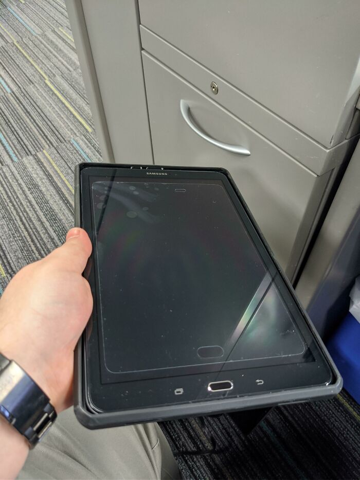 Teacher’s DIY Screen Protector Fail