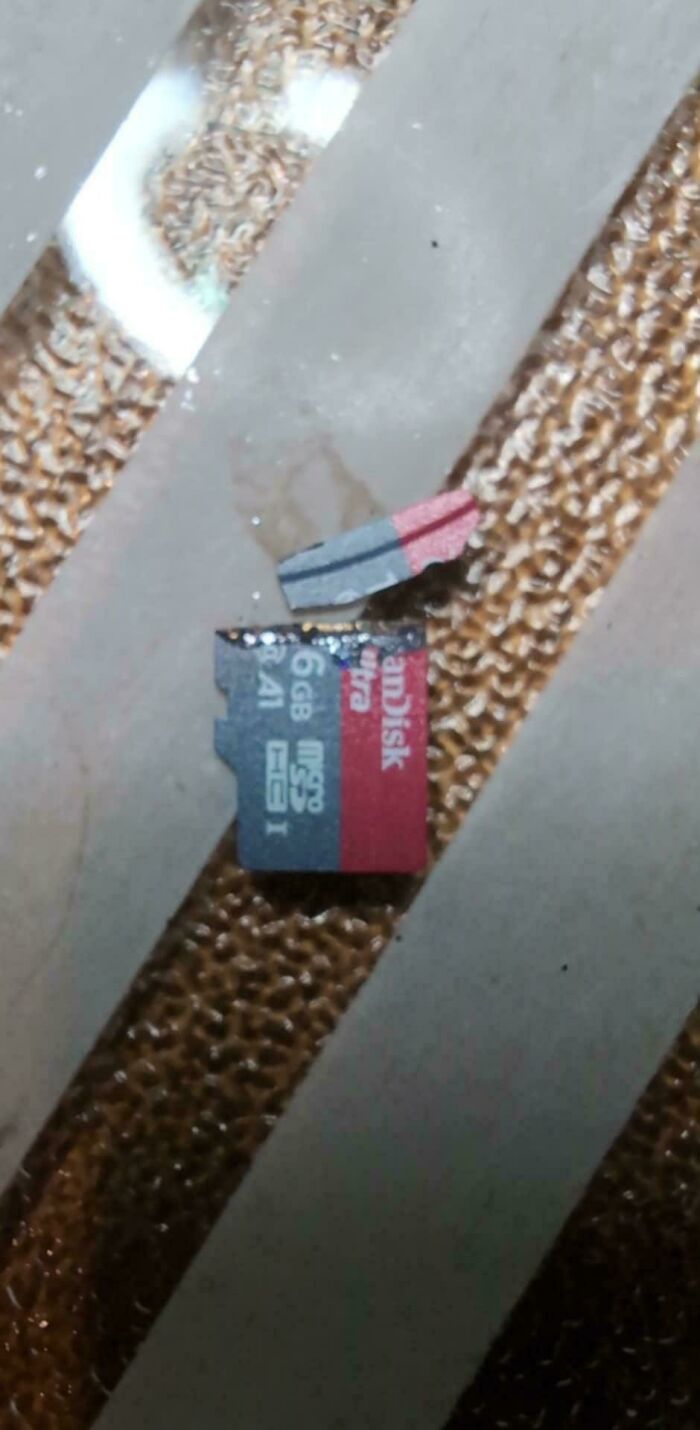 Oops, Forgot the Micro SD in the Dashcam
