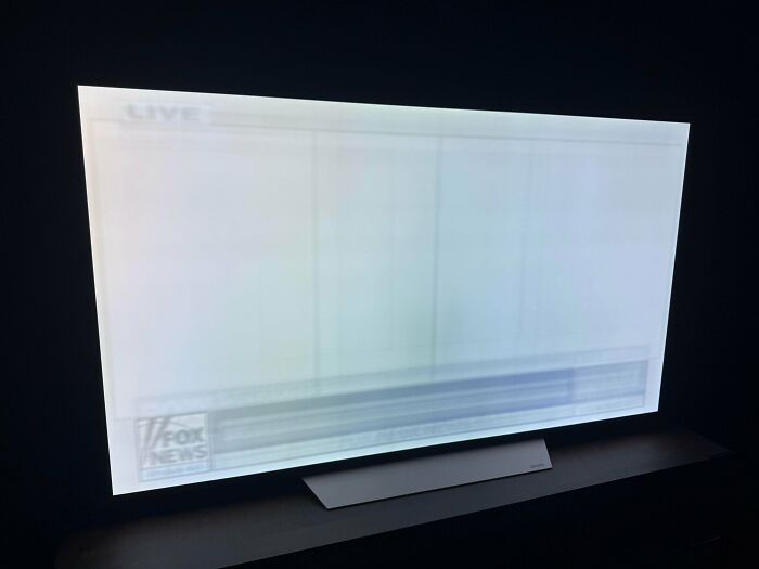 Fairly New OLED TV That Looks… Off