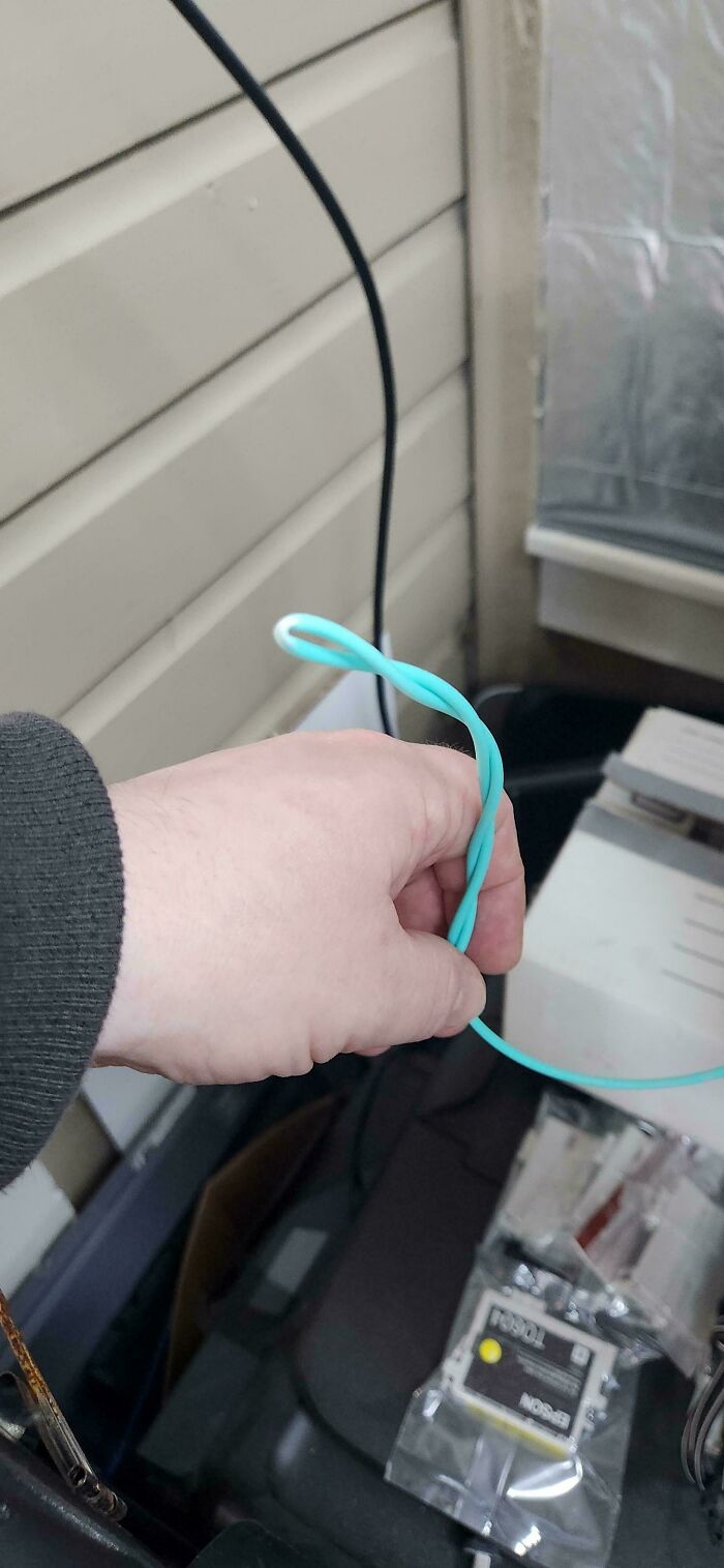 Fiber Install That Somehow Works