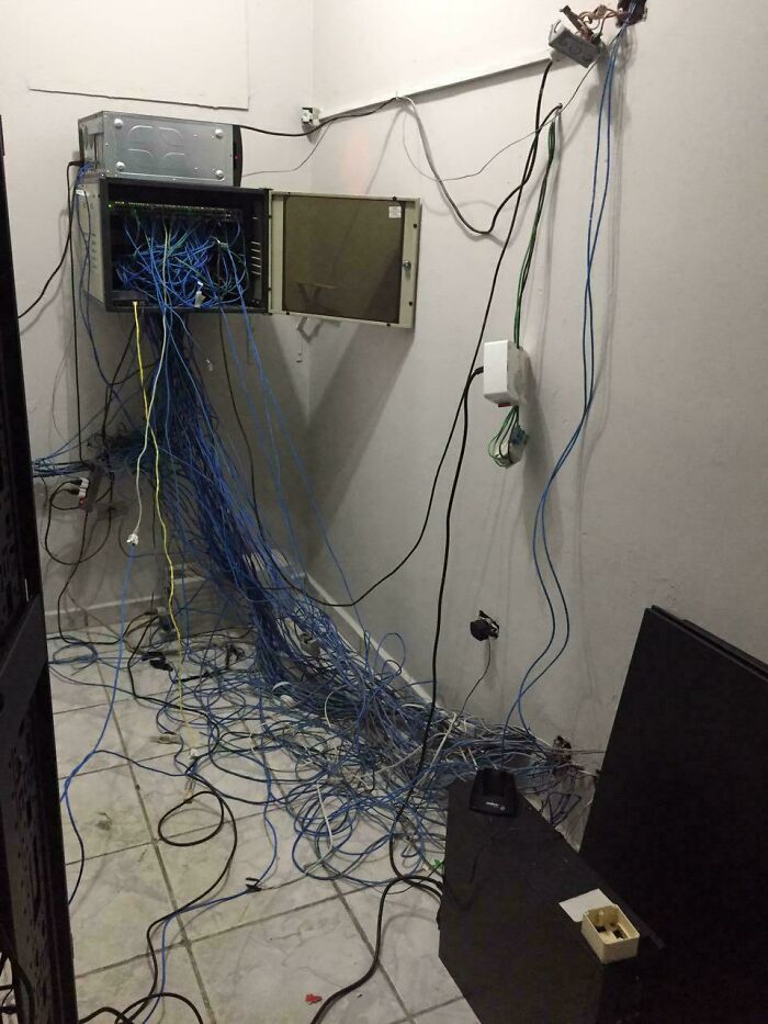 My First Hospital Job Server Room—A Real Sight
