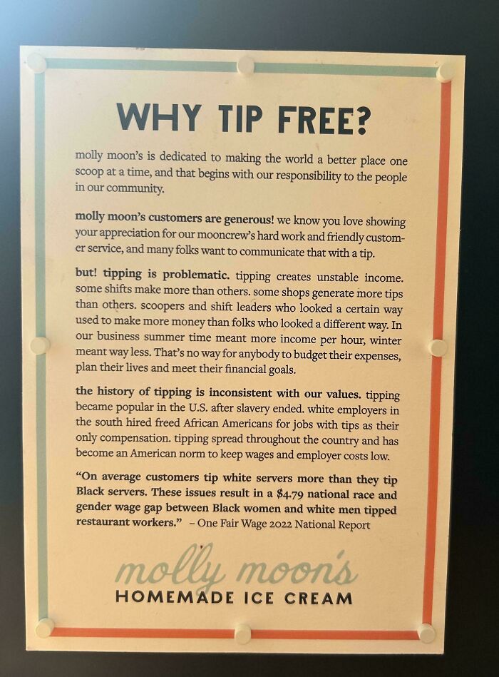 Ice Cream Shop’s Chill Take on Tips