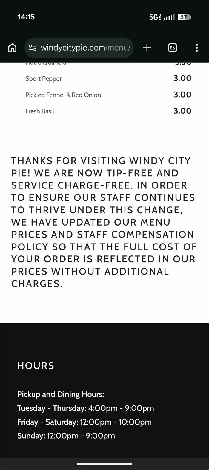 Local Pizza Joint Nails the Tipping Game
