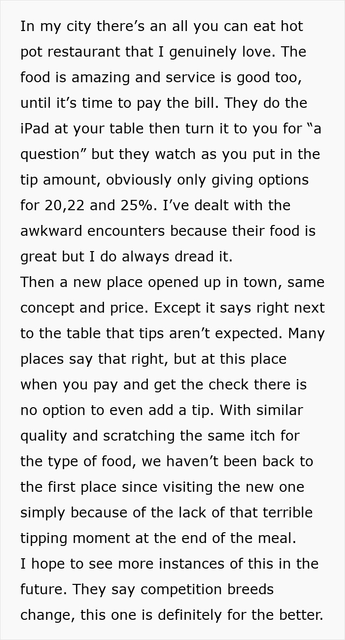No Tip? Say Bye to Your Old Favorite Spot