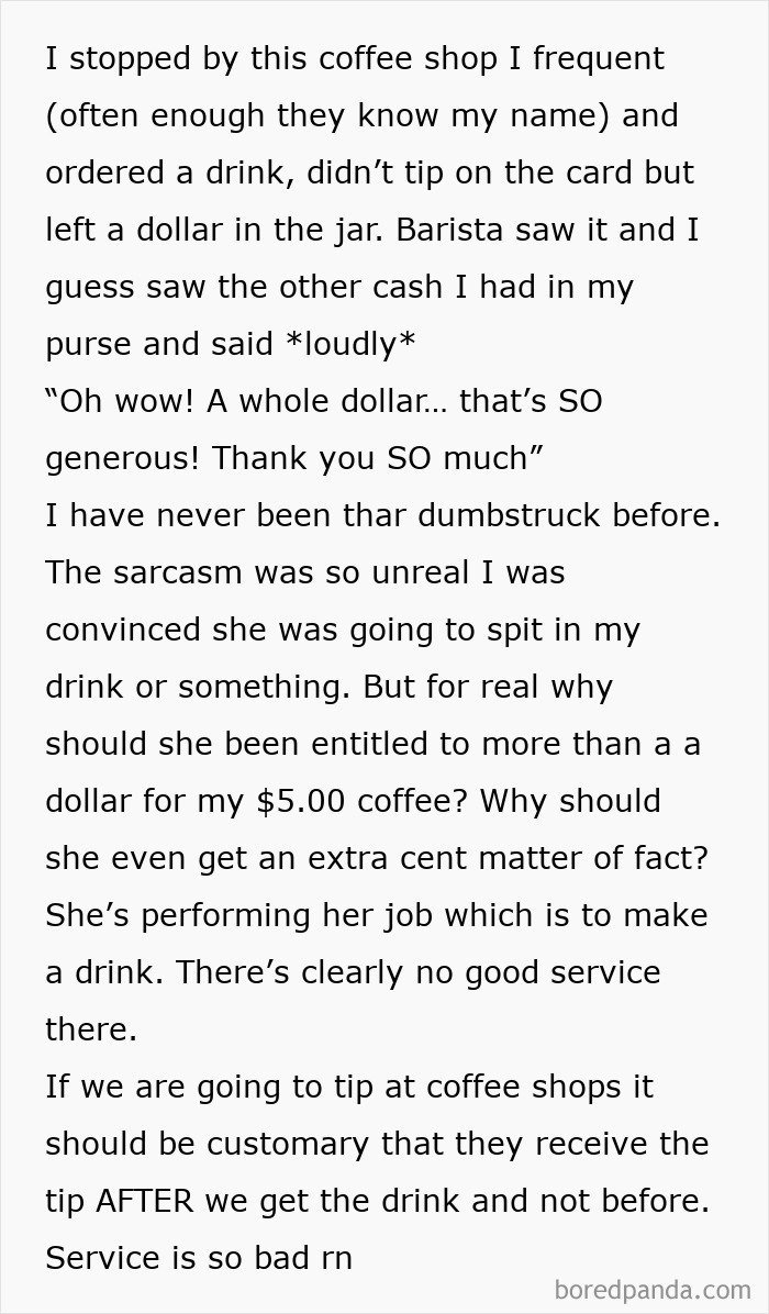 20% Tip? Nope, Not Good Enough!
