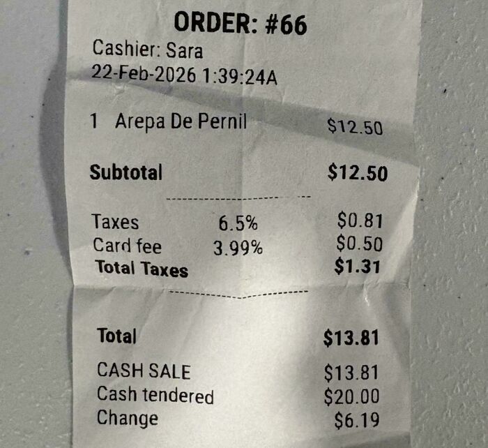 Paid Cash at Food Truck to Dodge Tip Guilt—Still Got a Card ‘Fee’