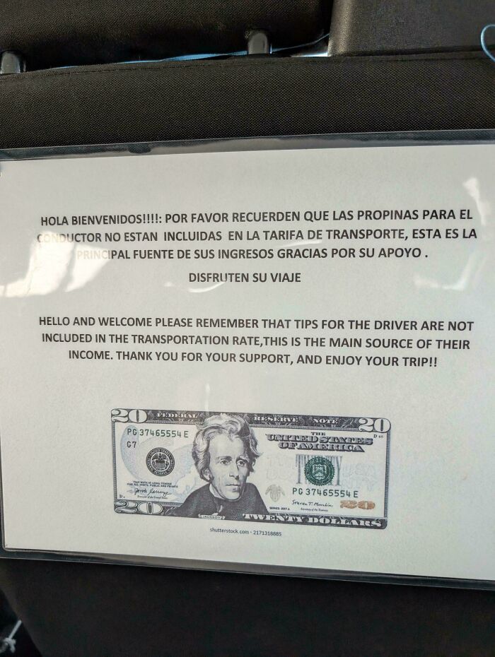 Tipped Driver $1 USD in Cancun, He Returned It! The Sign Said $20 LOL
