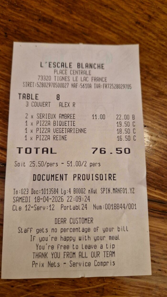 French Waiter Asking for a Tip? Say It Ain’t So!