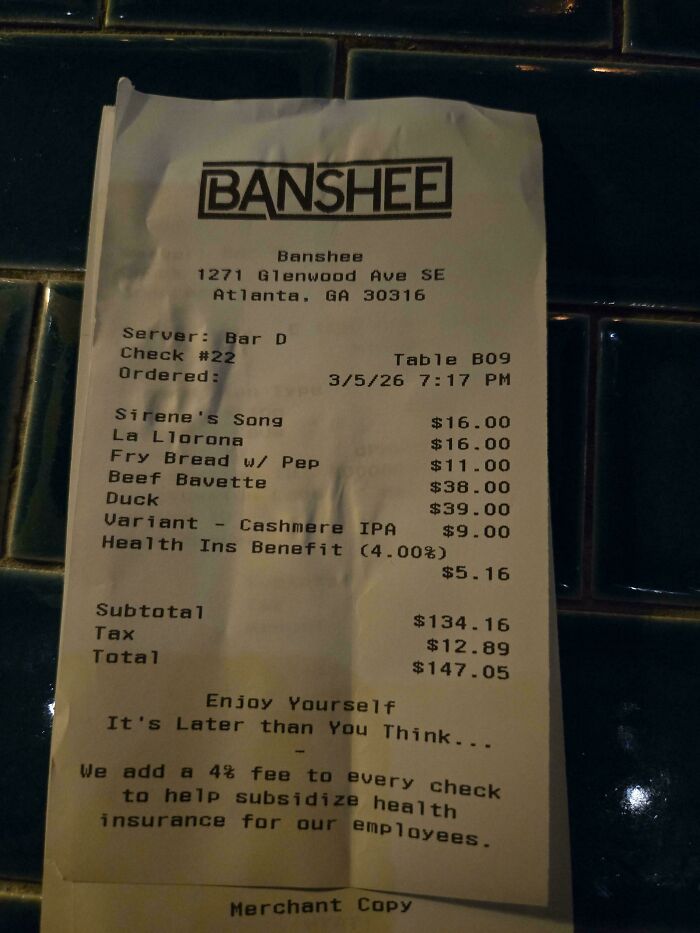 New Restaurant Visit Was a No-Go, Tipwise