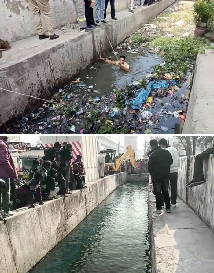 Woman Tricked Police Into Cleaning a Drain for 3 Hours (Genius!)