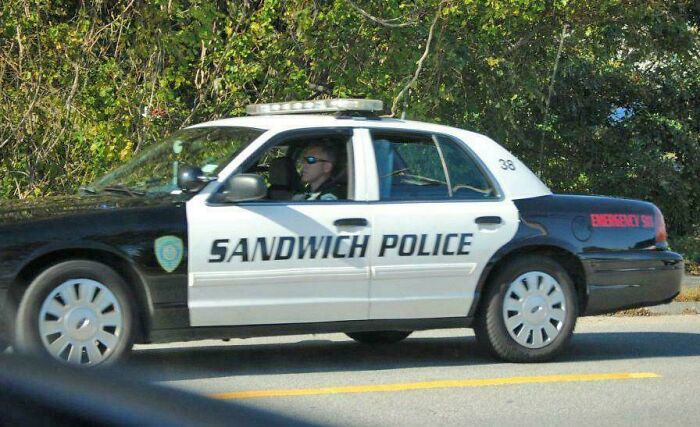 Sandwich Town Cop Cars—Yes, Really!